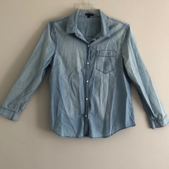 Gap jean shirt - size L - gently worn - Picture 1 of 5